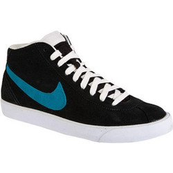 Nike Bruin Mid Leather Ανδρικά Sneakers Μποτάκια Μαύρα 537333-004