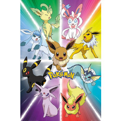 Pokemon - Eevee Evolution Αυθεντική Αφίσα (61x92cm)