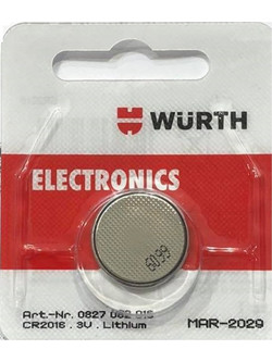 Wurth CR2016 1τμχ