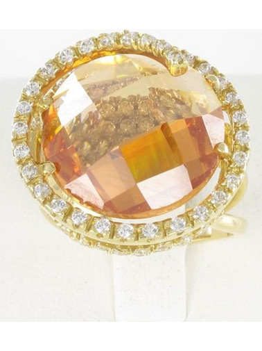 Δαχτυλίδι 14 Καράτια Με Citrine