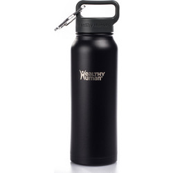 Healthy Human Stein Bottle Pure Black 621ml