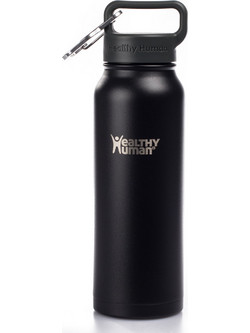 Healthy Human Stein Bottle Pure Black 621ml