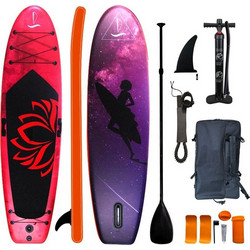 Full Print Orange 11'2" Φουσκωτή Σανίδα SUP All Round 340cm