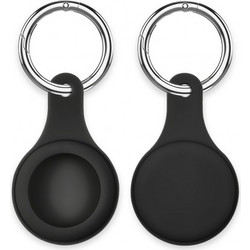 Senso Silicone Case AirTag with Holder Black