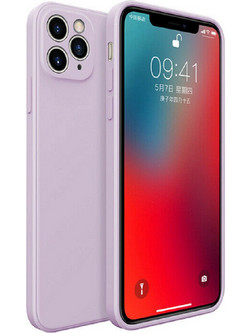 Bodycell Square Liquid Back Cover Light Violet (iPhone 11 Pro)