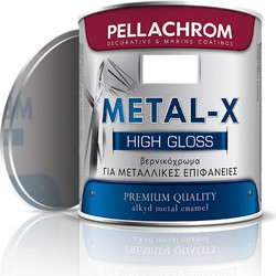 Pellachrom Metal-X Βερνικόχρωμα Μετάλλου 215 Λευκό Ματ 0.75lt