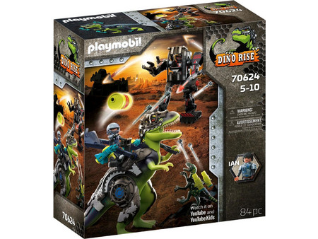Playmobil Dino Rise T-Rex Η μάχη των Γιγάντων για 5-10 Ετών 70624