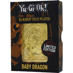 FaNaTtik Yu-Gi-Oh! Baby Dragon 24K Gold Plated Card