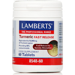 Lamberts Turmeric Fast Release 60 Ταμπλέτες