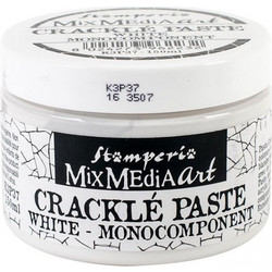 Πάστα Κρακελέ Λευκή (K3P37) Stamperia 150ml