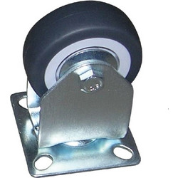 Ρόδα σταθερή με πέλμα γκρι γαλβανιζέ 570305.0015 ERGO