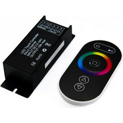 RGB Power Controller με τηλεχειριστήριο αφής RF 12V 216W - 24V 432W (SZ100-TOUCH)