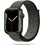 Tech-Protect Nylon Λουράκι Υφασμάτινο Dark Olive (Apple Watch 42 / 44 / 45mm)