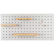 Μεταλλική Ραφιέρα Με Μπαμπού Γκρι 90x45cm