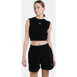 Nuff Γυναικείο Crop Top Αμάνικο NU62210171-01 Black
