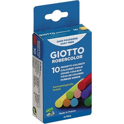 Giotto Robercolor Κιμωλίες Μαυροπίνακα GIOTTO Πακέτο των 10 χρωμάτων (000536900)