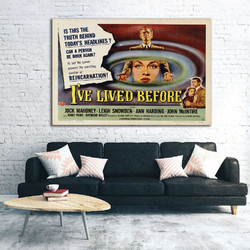 Πίνακας σε καμβά - Vintage Movie Posters - I've Lived Before - 45 x 30 εκ
