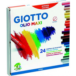 Λαδοπαστέλ Olio Maxi Giotto 7cm 24τεμ