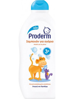 Proderm Kids 3+ Παιδικό Σαμπουάν 500ml