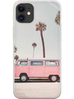Θήκη Pink Van iPhone 11 Flexible TPU (Διάφανη Σιλικόνη)