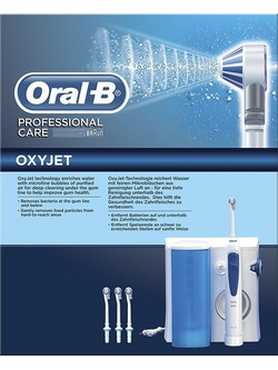 Oral-B Professional Care Oxyjet Ηλεκτρική Οδοντόβουρτσα Water Flosser Χρονομετρητή & Αισθητήρα Πίεσης