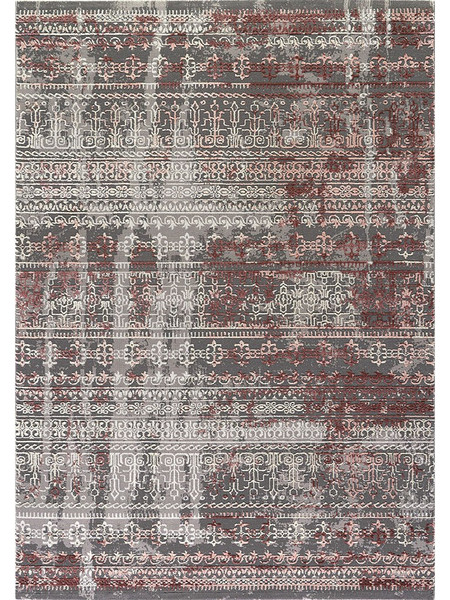 Beauty Home Stylish Art Χαλί Ορθογώνιο 160x230cm 9425 Γκρι - Ροζ