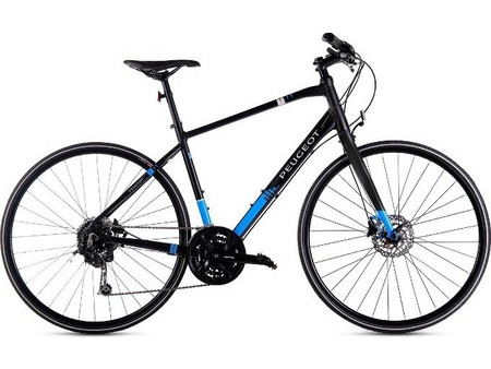 Peugeot T11 Sport 2021 Ποδήλατο Trekking 27.5" Αλουμινίου με 27 Ταχύτητες και Δισκόφρενα Μαύρο
