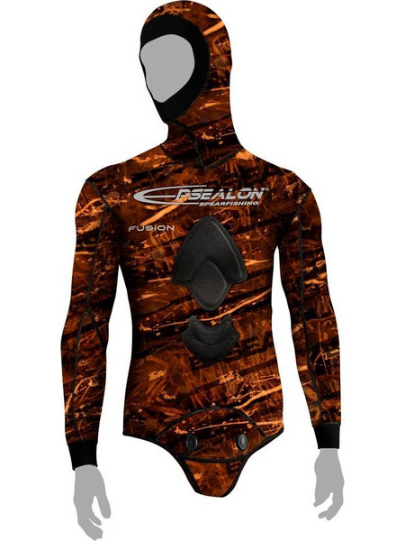 Epsealon Brown Fusion Σακάκι Κατάδυσης με Επιστήθιο για Ψαροντούφεκο 3mm