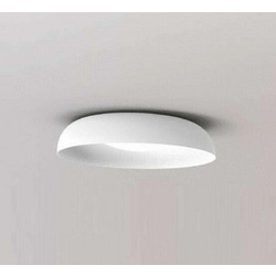 Φωτιστικό Οροφής-Πλαφονιέρα Aloha/PL45 4080 Φ42x13cm 24W White Sikrea Μέταλλο,Γυαλί