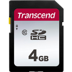 Transcend 300S SDHC 4GB Class 10 U3 V30