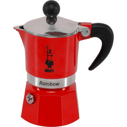 Bialetti Rainbow Μπρίκι Espresso 1Cup Κόκκινο