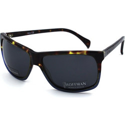 Hoffman 8189 C4 Ανδρικά Γυαλιά Ηλίου Oversized Κοκάλινα Μαύρα με Μαύρο Polarized Φακό