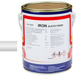 Hydroton Iron Alkyd Finish Βερνικόχρωμα Μετάλλου Ασημί Ral-9006 Gloss 2.5lt