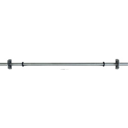 Metalor 047 Inox Ματ Αμπάρα Αποσπώμενη 110 cm
