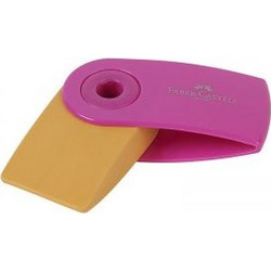 Γόμα Faber Castell sleeve mini Πορτοκαλί