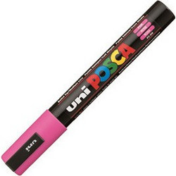 Μαρκαδόρος Uni Posca PC-5M Ανεξίτηλος 2.5mm Ροζ