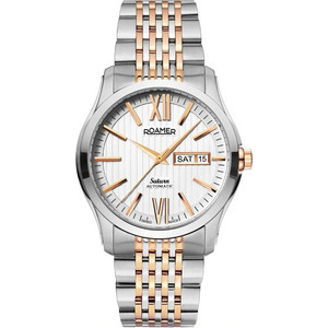 Roamer Ανδρικό Ρολόι με Ασημί Μεταλλικό Μπρασελέ 941637491390