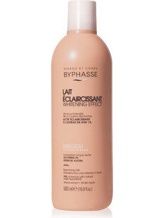 Byphasse Brightening Whitening Effect Wheat Extract Milk Κρέμα Καθαρισμού Προσώπου 500ml