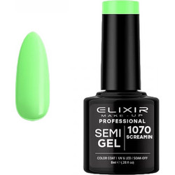 Elixir Semigel 1070 Screamin Ημιμόνιμο Βερνίκι Νυχιών 8ml
