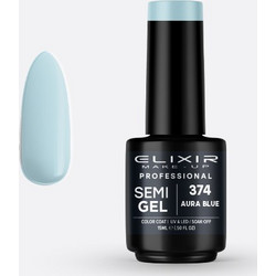 Elixir Semigel 374 Ημιμόνιμο Βερνίκι Νυχιών 15ml