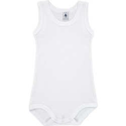 Petit Bateau Φορμάκι Εσώρουχο Αμάνικο Λευκό A01T5-00