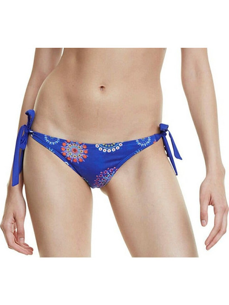 Desigual Bikini Slip Floral Μπλε 20SWMK11-5114