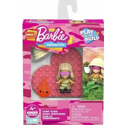 Mega Blocks Barbie Φιγούρες Με Αξεσουάρ Οδηγός Κατασκήνωσης (GWR27)