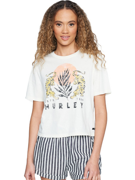 HURLEY 'LE TIGRE' CROPPED TOP ΓΥΝΑΙΚΕΙΟ 3HS1570541-MARSH (MARSH/MARSHMALLOW)