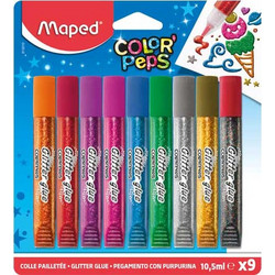 Maped Κόλλα Glitter Color Peps 9 Χρωματα (813010)