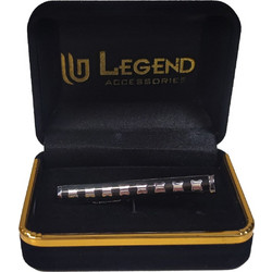 Legend - LGTC-Τ012 - Tie Clip - Silver - Αξεσουάρ Κλιπ Γραβάτας - gray melange