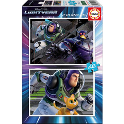Παιδικό Puzzle Educa Lightyear 2X48 Κομμάτια
