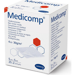 Hartmann Medicomp Αποστειρωμένες Γάζες 5x5cm 2x25τμχ
