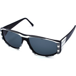 Safilo Euforia4 22F/57 Γυναικεία Γυαλιά Ηλίου Οβάλ Κοκάλινα Μαύρα με Μαύρο Polarized Φακό