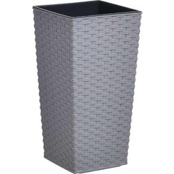 Κασπώ Pl Eco 6-70-870-0008 19x19x36cm Grey Click Πλαστικό